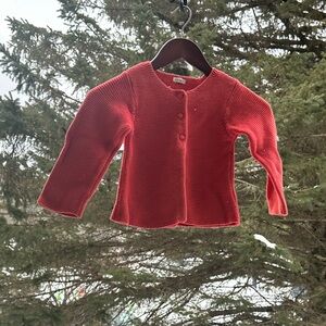 Red Kids Cardigan